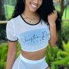 Crop Top and Boy Short Combo